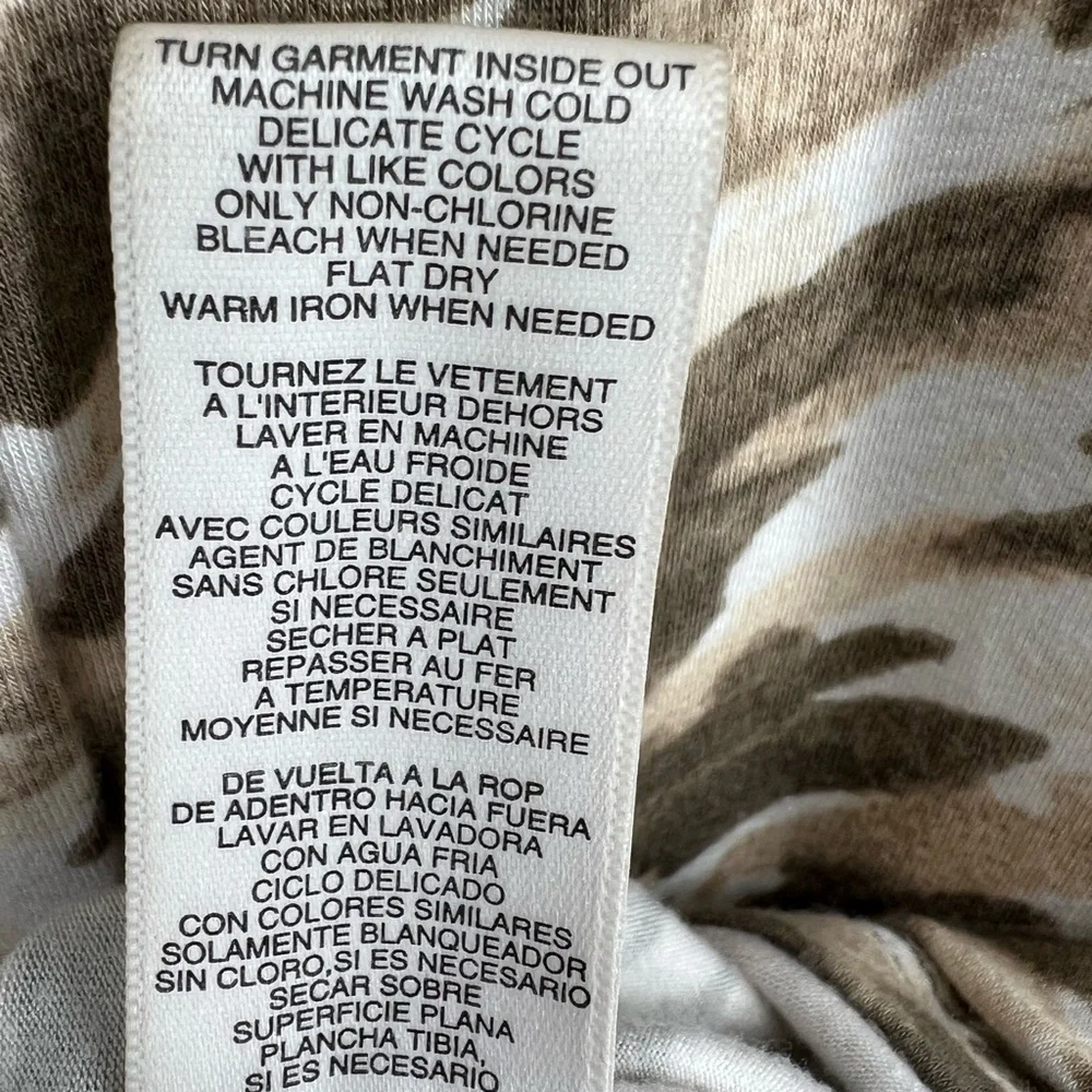 MICHAEL KORS MAXI DRESS IN CAMO, SLIPON SOFT‎ FABRIC